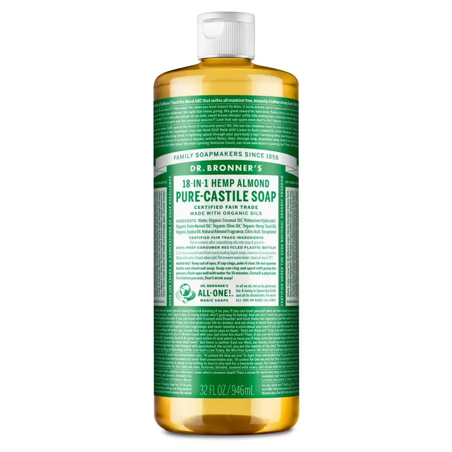 Dr Bronner mandel såpe 945 ml
