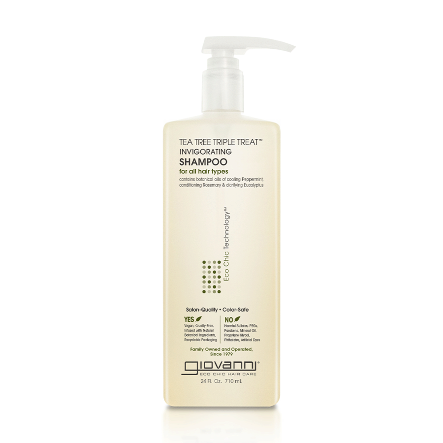 Giovanni tea tree triple treat shampoo 710 ml