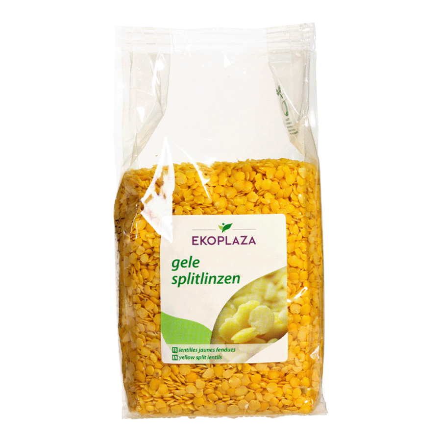 Ekoplaza Splittlinser Gule Øko 500gr
