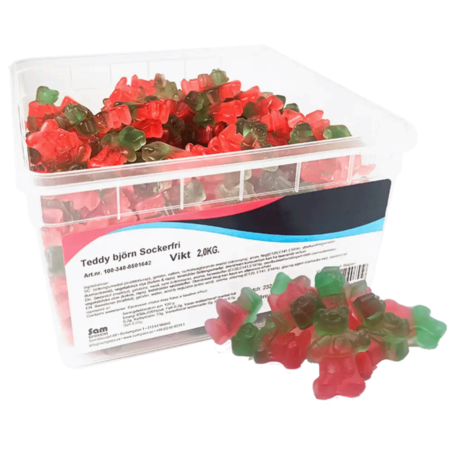 Sam Teddybjørner Sukkerfri 2kg