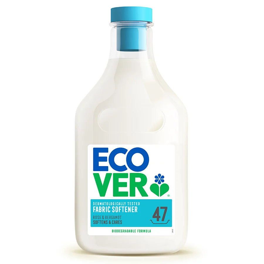 Ecover tøymykner rose og bergamot 1,43 l