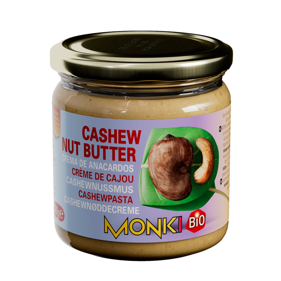 Monki cashew nøtt smør 330 gr