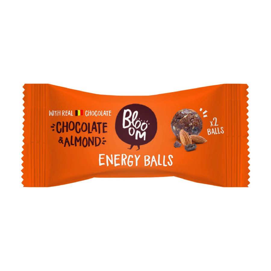 Blooom energy balls sjokolade og mandler