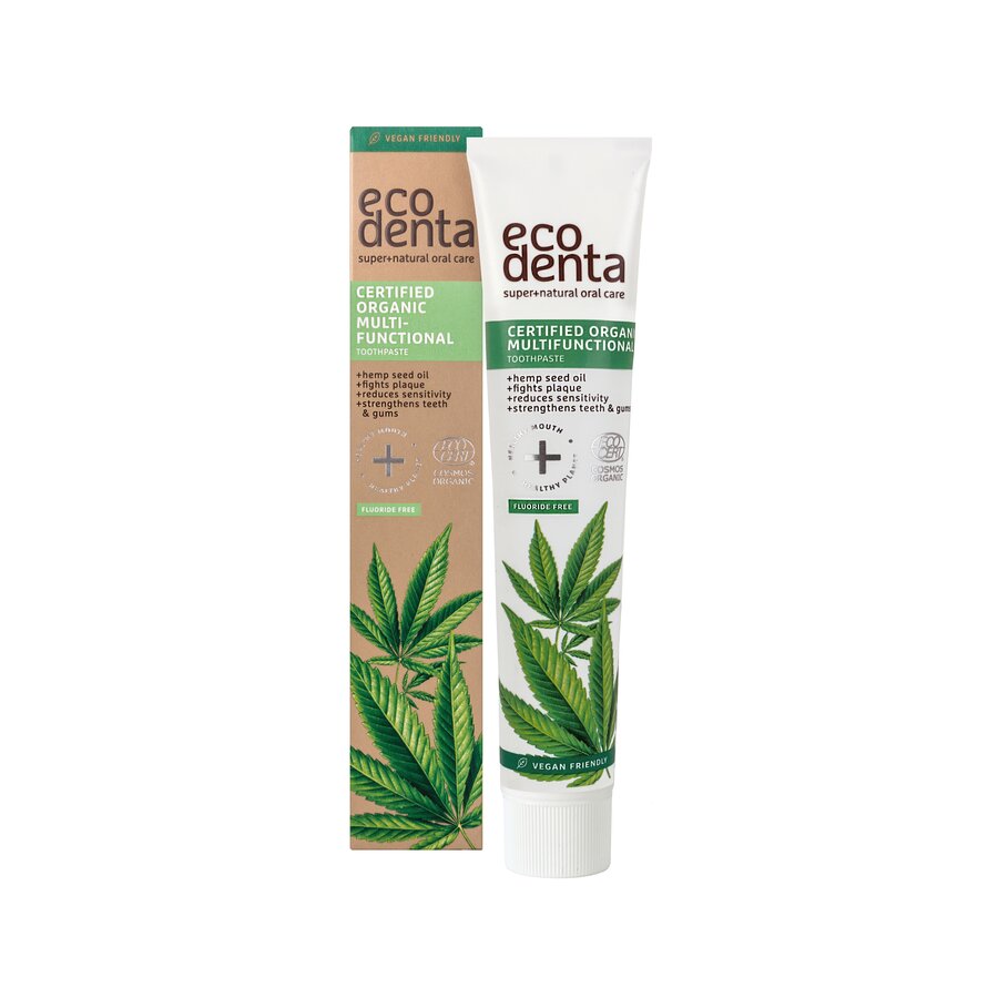 Ecodenta Tannkrem Hampolje u/fluor 75ml