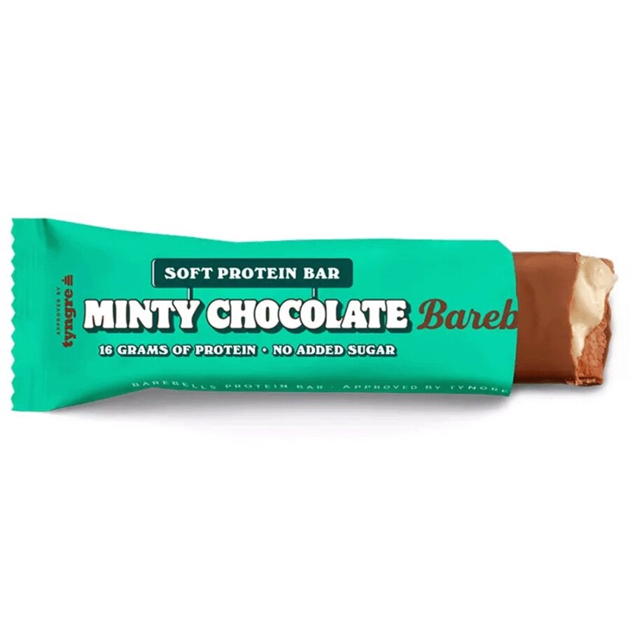 Barebells proteinbar minty chocolate 55g