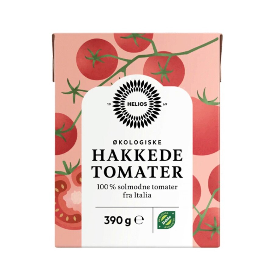 Helios Hakkede Tomater Øko 390gr
