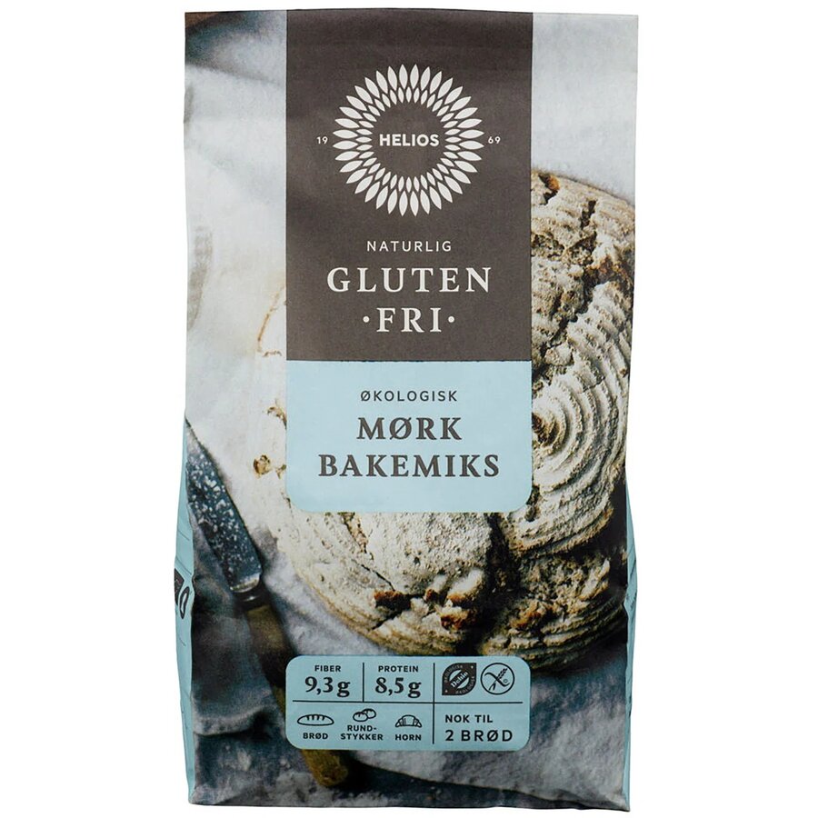 Helios glutenfri grov bakemiks 600 g