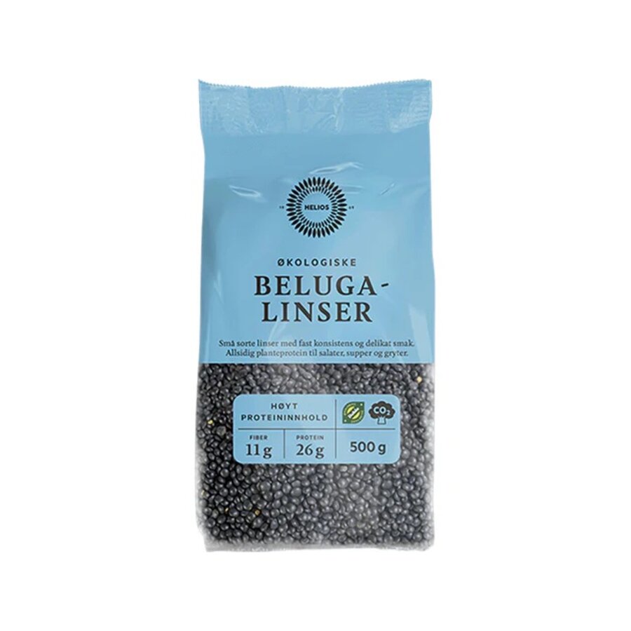Helios beluga linser 500 g
