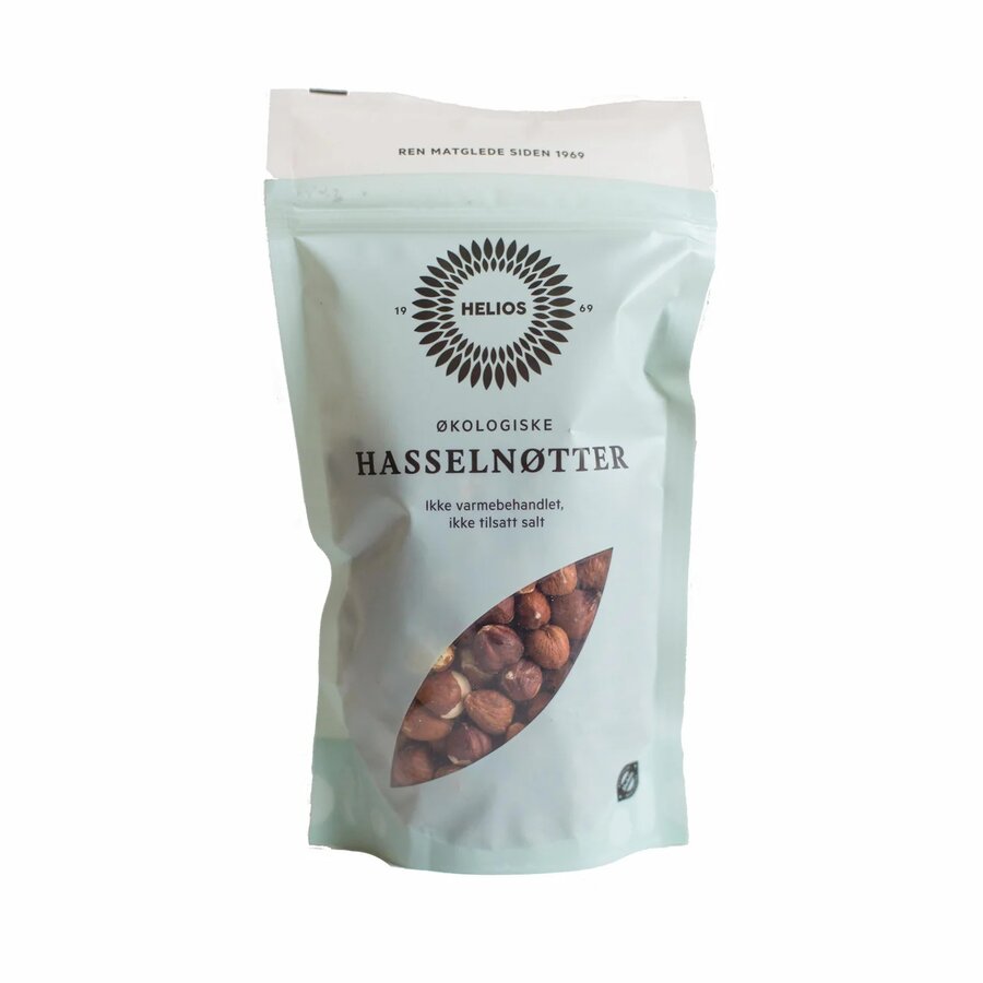 Helios økologisk hasselnøtter 150 g