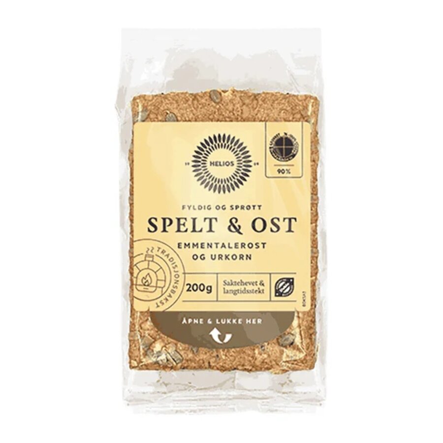 Helios Knekkebrød Spelt og Ost