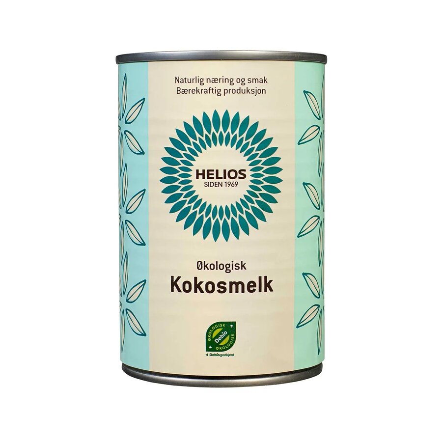 Helios økologisk kokosmelk 400 ml