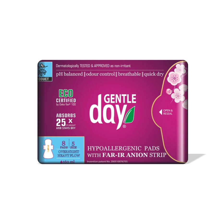Gentle Day Nattbind Heavy Flow 5 8stk.