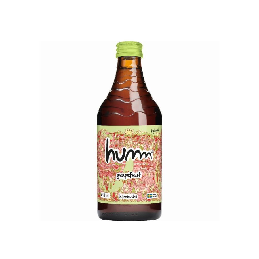 Humm kombucha grapefrukt 415 ml