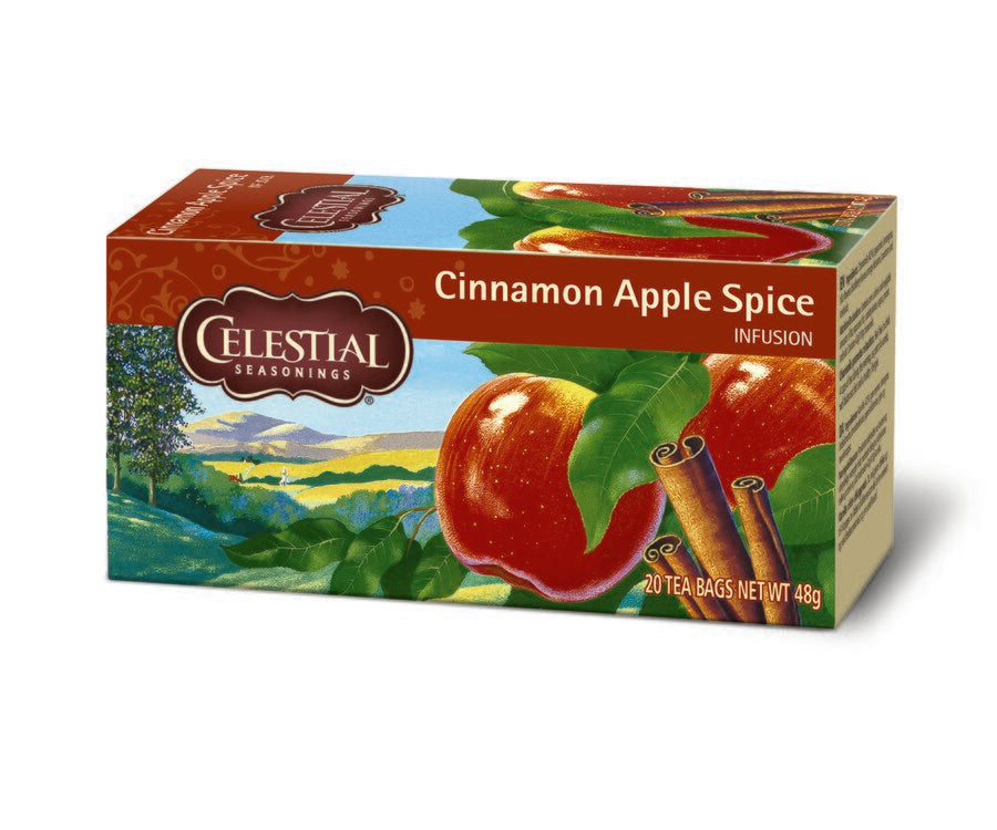 Celestial cinnamon apple spice te 20 poser