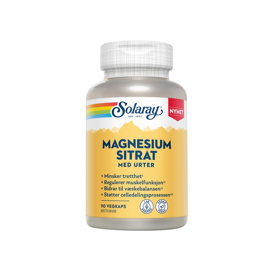 Solaray Magnesium Sitrat 90kaps