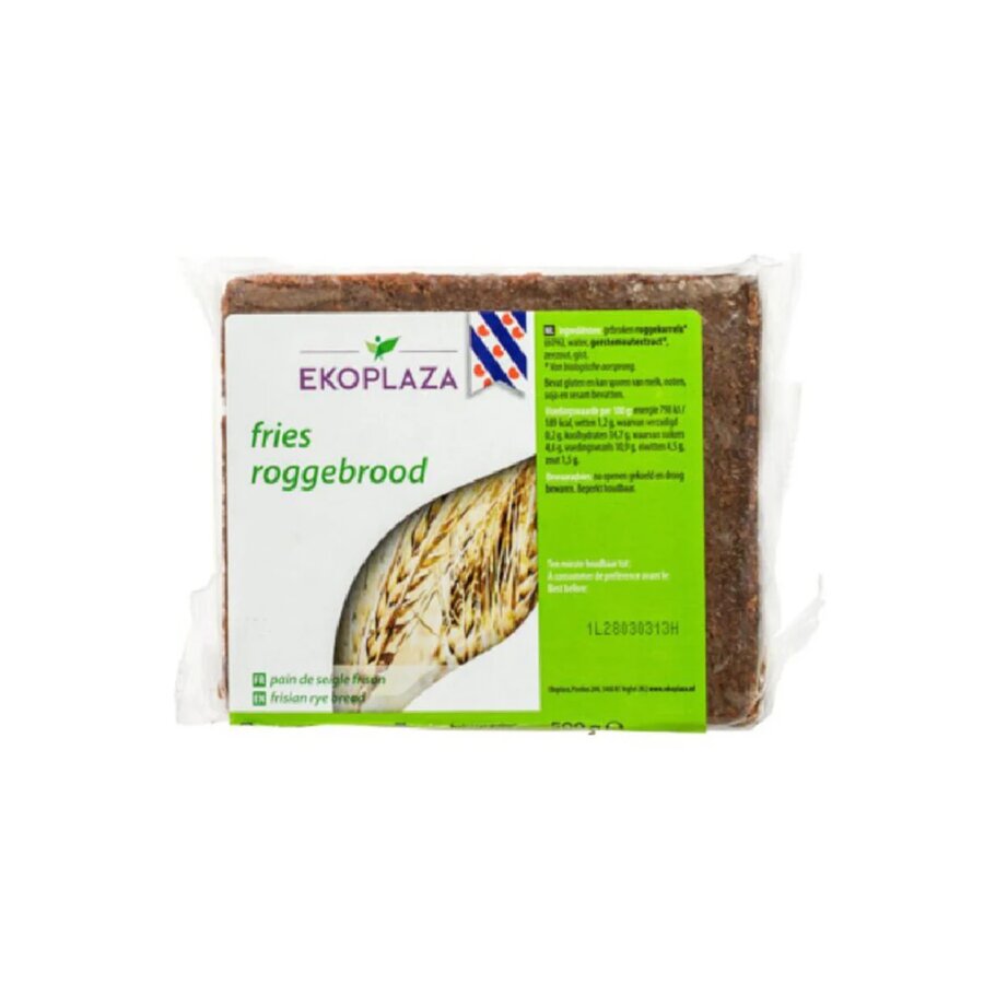 Ekoplaza rugbrød 500 gr økologisk
