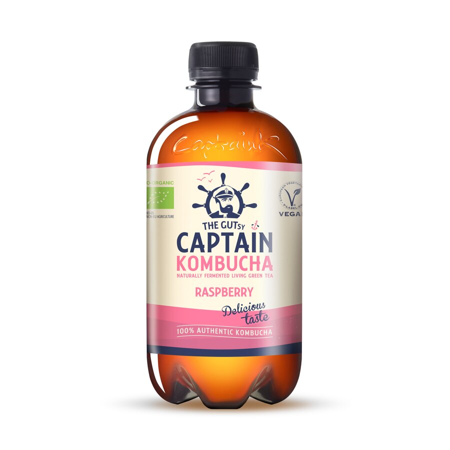 Captain Kombucha california raspberry 400 ml