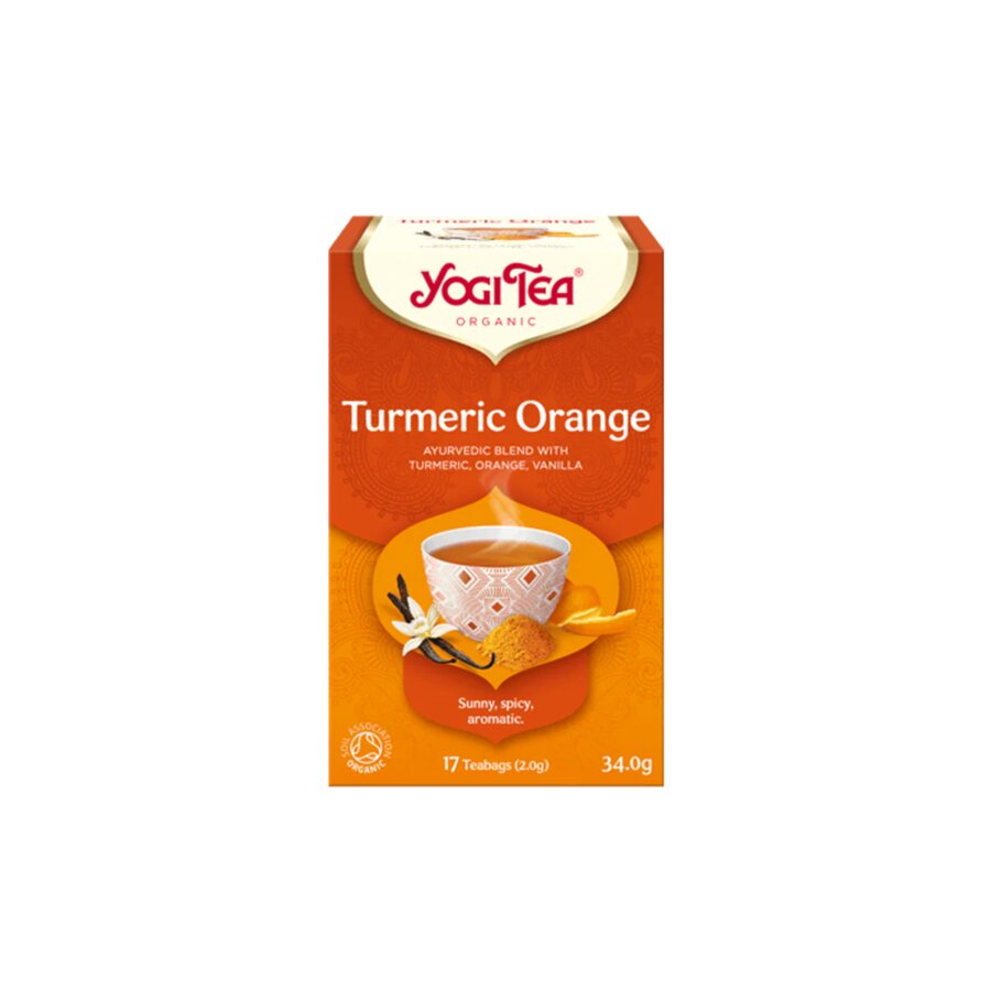 Yogi Tea turmeric orange 17 poser