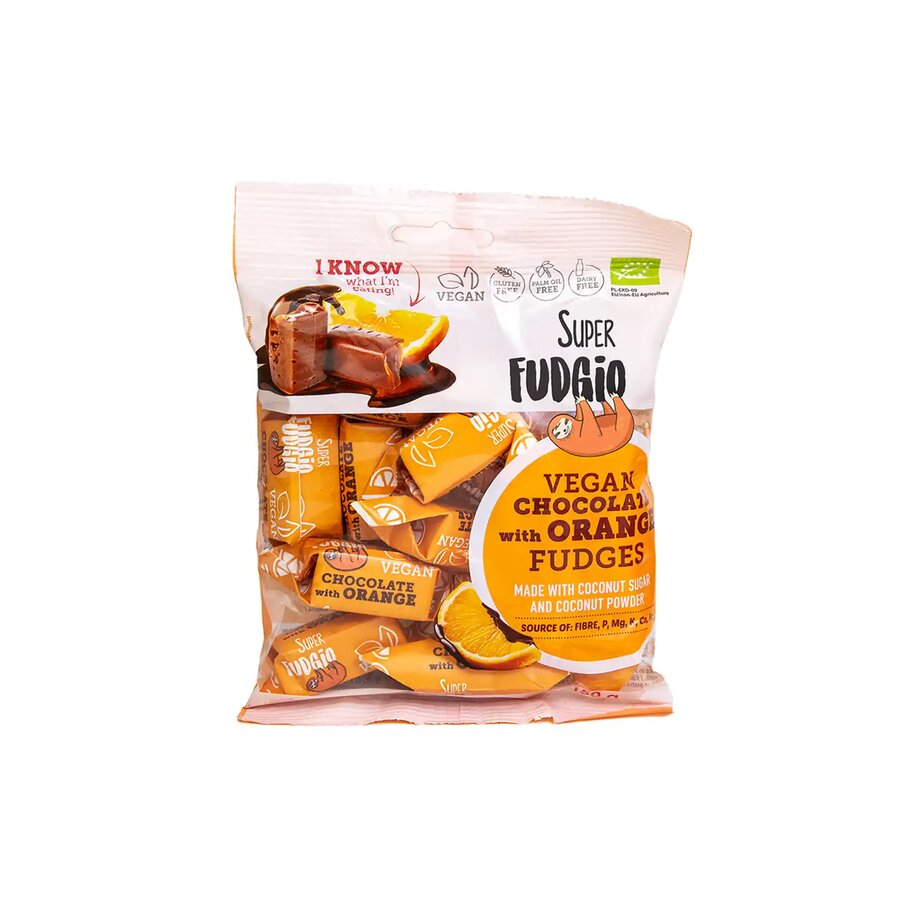 Super Fudgio sjokolade appelsin 150 gr