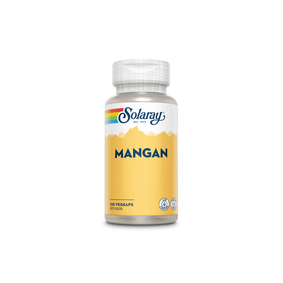 Solaray mangan 120 kapsler