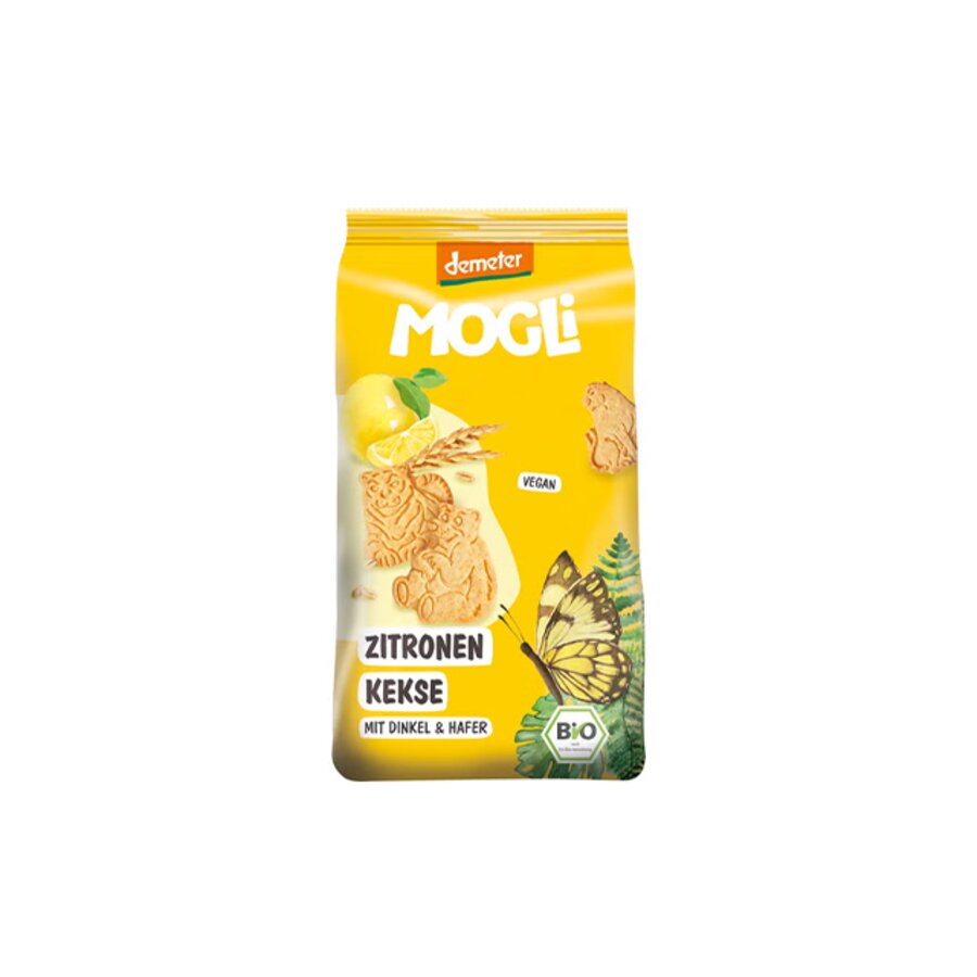Mogli spelt & havre kjeks med sitron 125 g