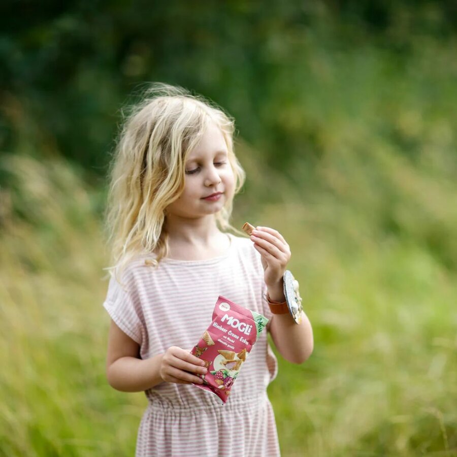 Mogli kjeks med bringebær & mandelkrem 30 g