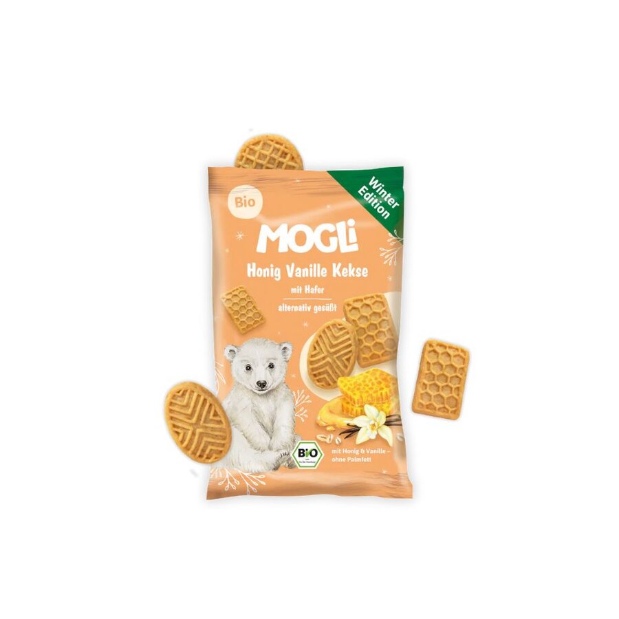 Mogli kjeks med honning & vanilje 50 g