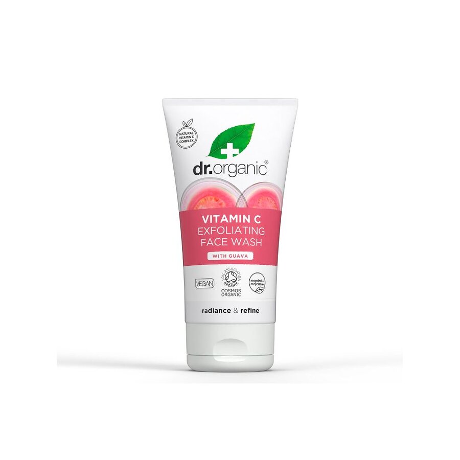 Dr Organic Guava vitamin c exfoliating face wash 150ml