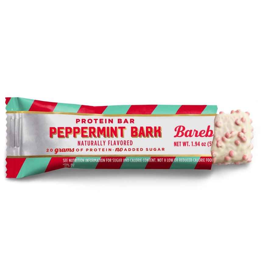 Barebells peppermint bark proteinbar 55g