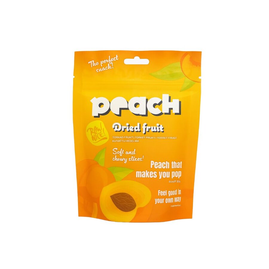 Rawnice tørket fersken 80 g