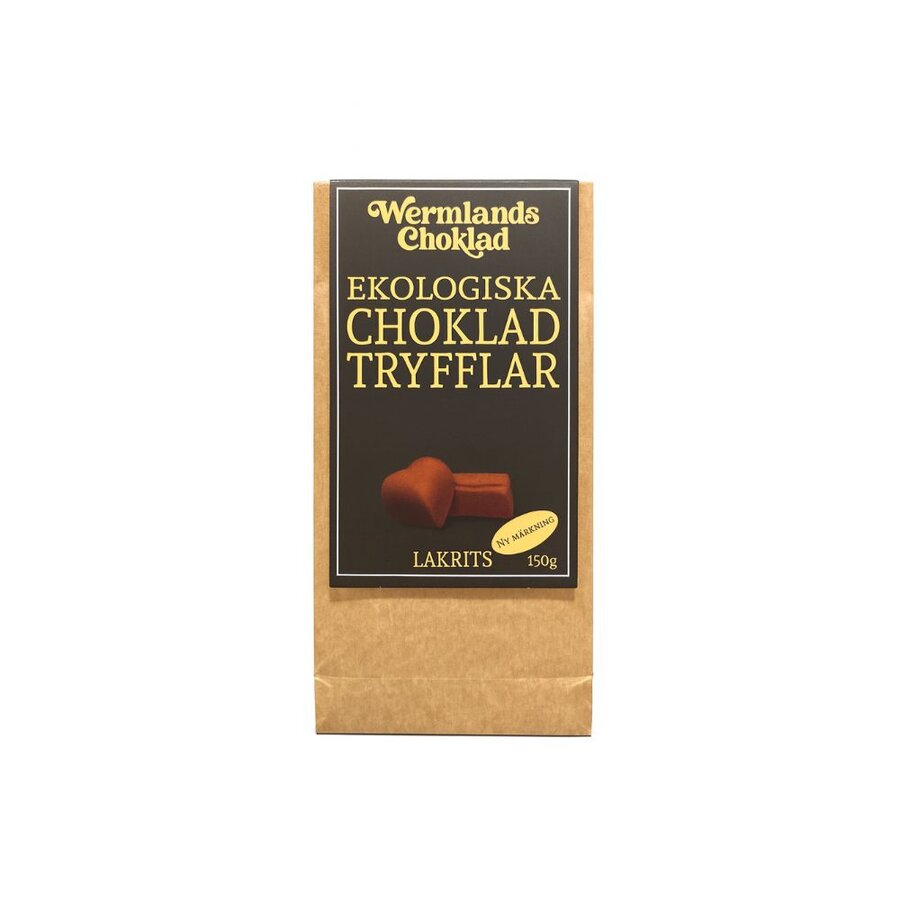 Wermlands sjokoladetrøfler lakris 150 g