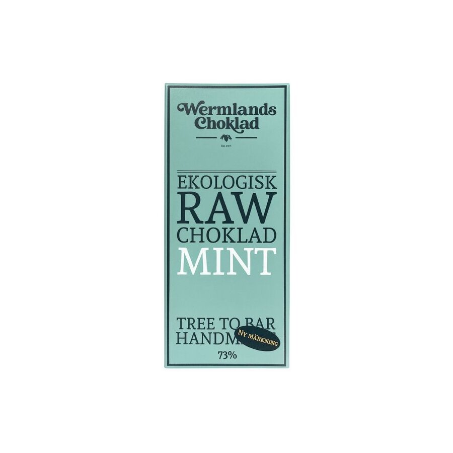 Wermlands Raw sjokolade mint 50 g