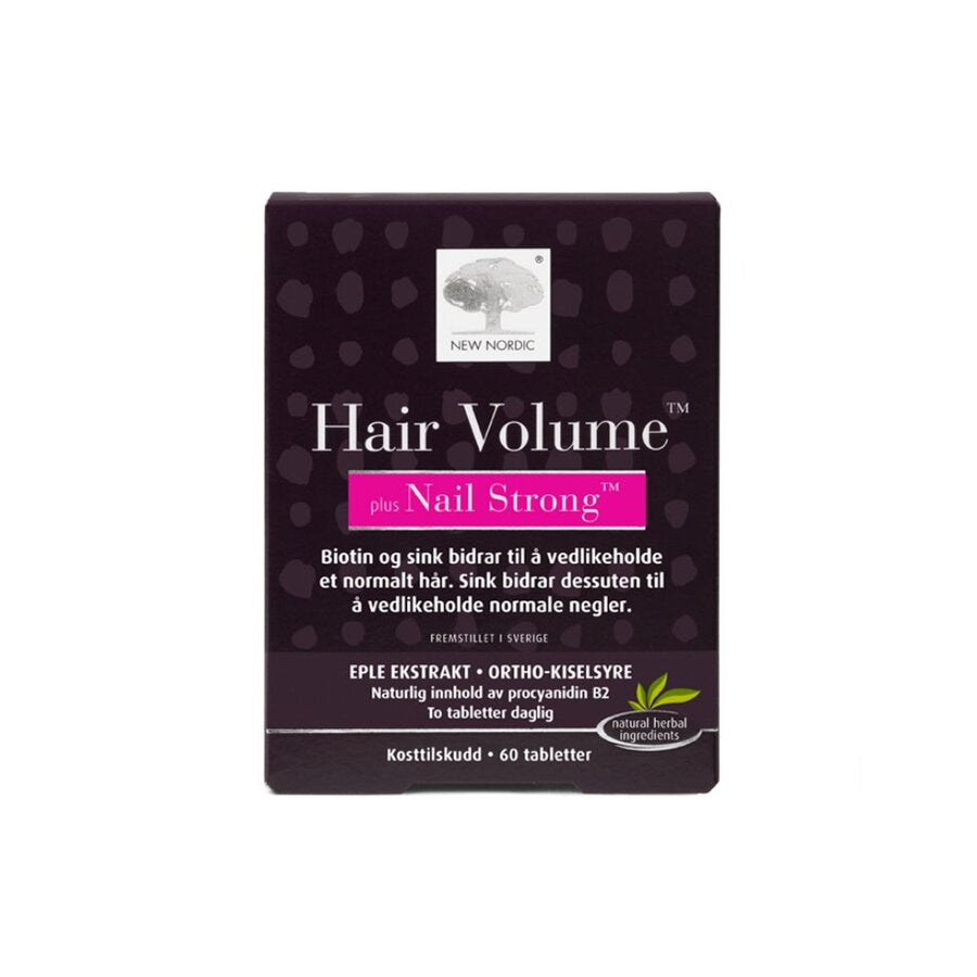 New Nordic Hair  Volume plus Nails Strong 60 tab