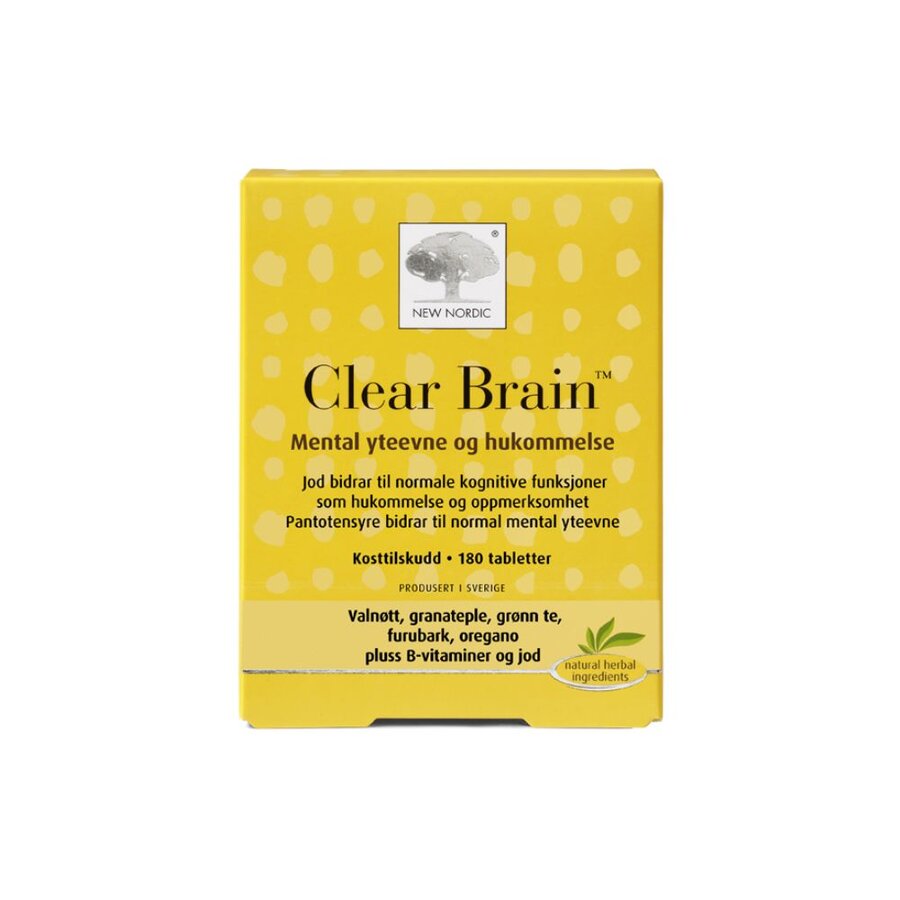 New Nordic Clear Brain 180 tab