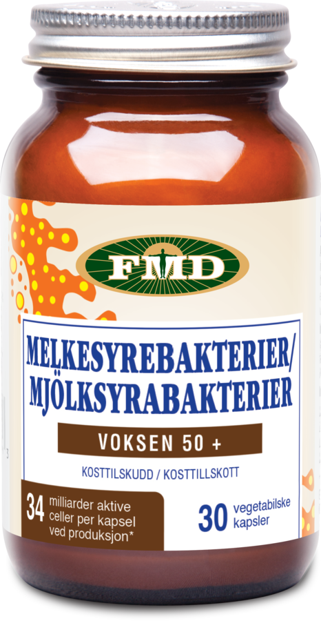 Udo`s choice melkesyrebakterier 50+ 30kap