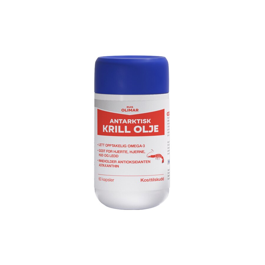 Ruis Olimar krill olje 60 kapsler