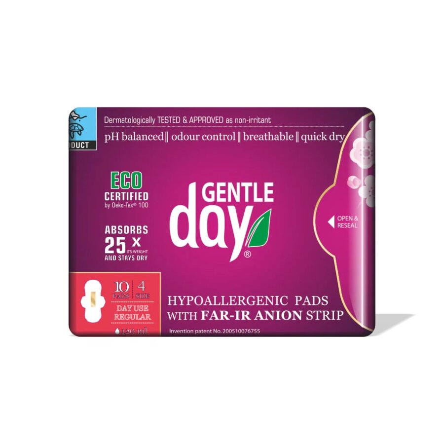 Gentle Day Bind Regular Str.4 10 stk