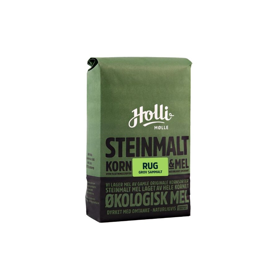 Holli Mølle rug grov sammalt 1 kg