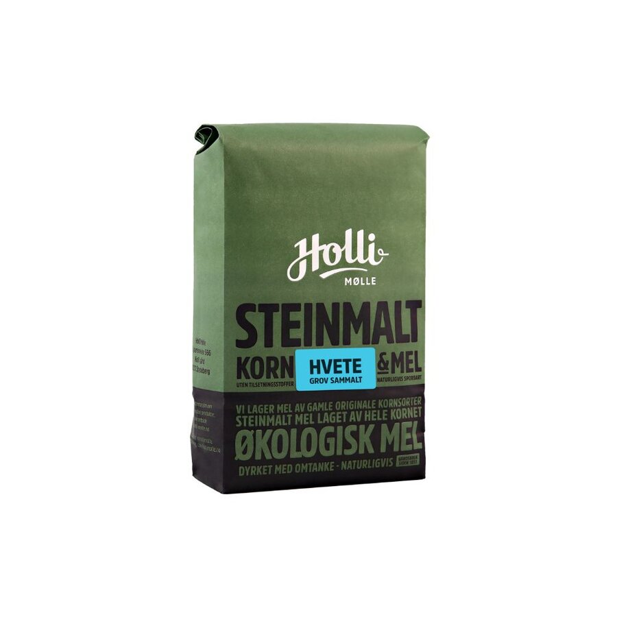 Holli Mølle hvete grov sammalt 1 kg