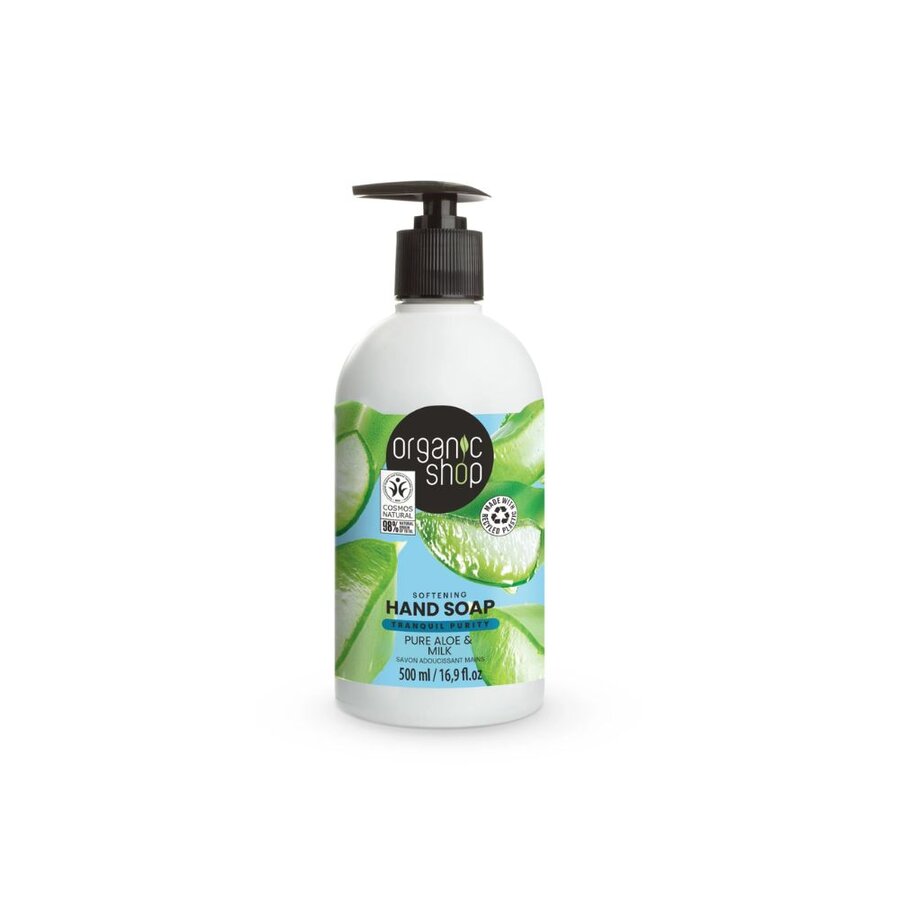 Organic Shop hand soap pure aloe & milk 500 ml