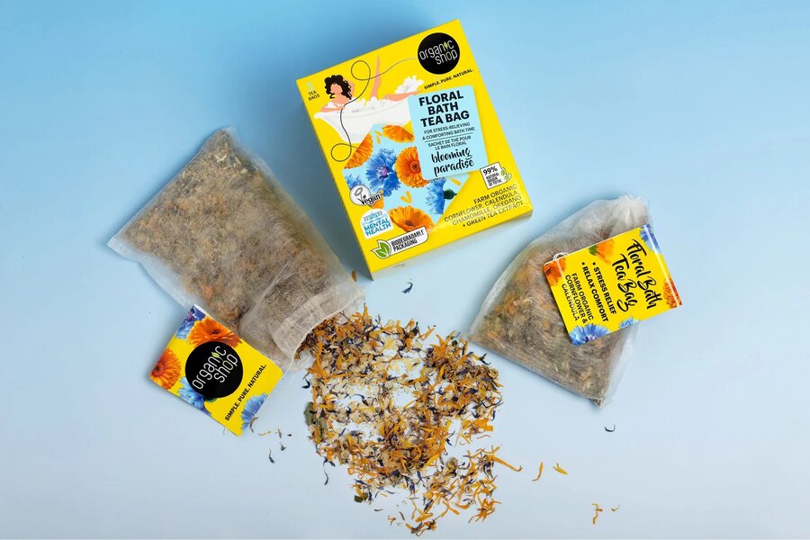 Organic Shop floral bath tea bag 3x50g