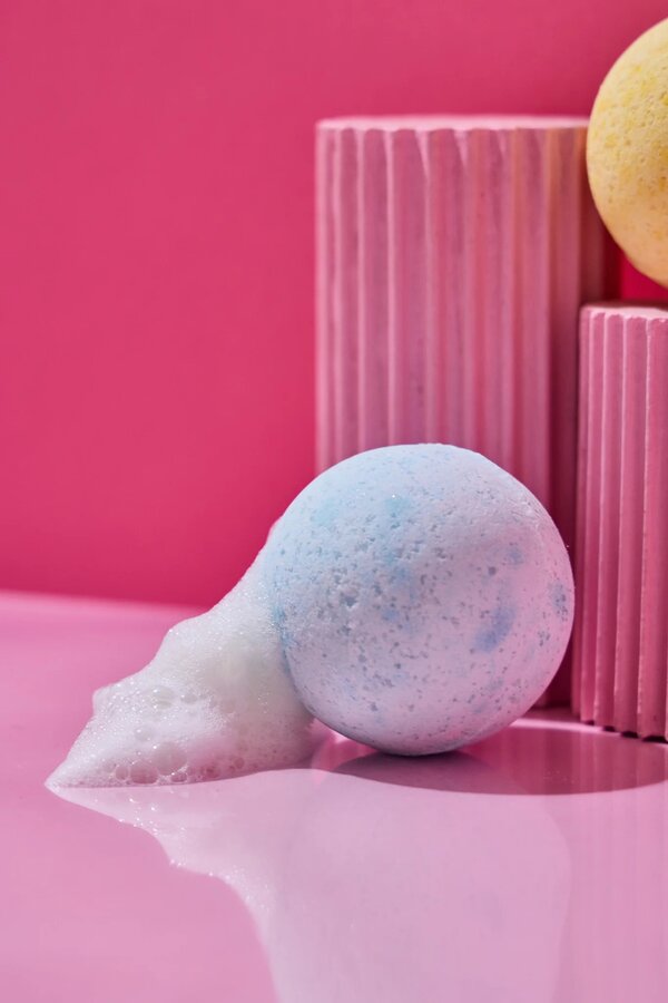 Organic Shop bath ball lotus flower & blue orchid 85 g