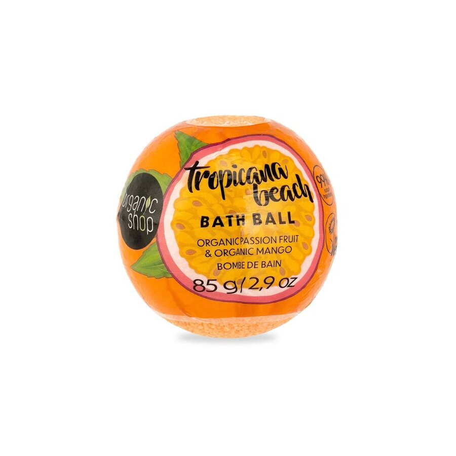 Organic Shop bath ball passion fruit & mango 85 g