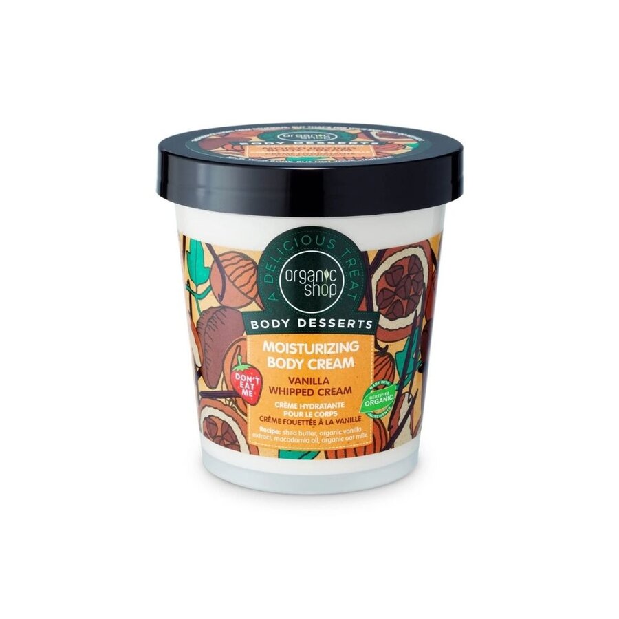 Organic Shop moisturizing body cream vanilla 450 ml