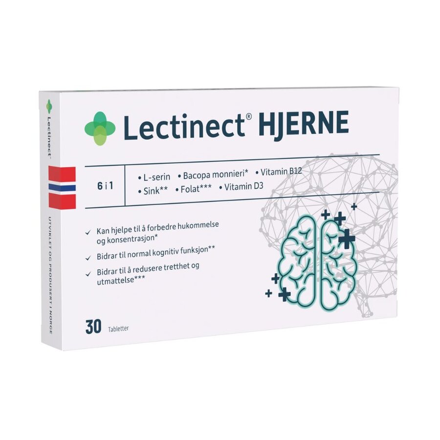 Lectinect Hjerne 30 tab