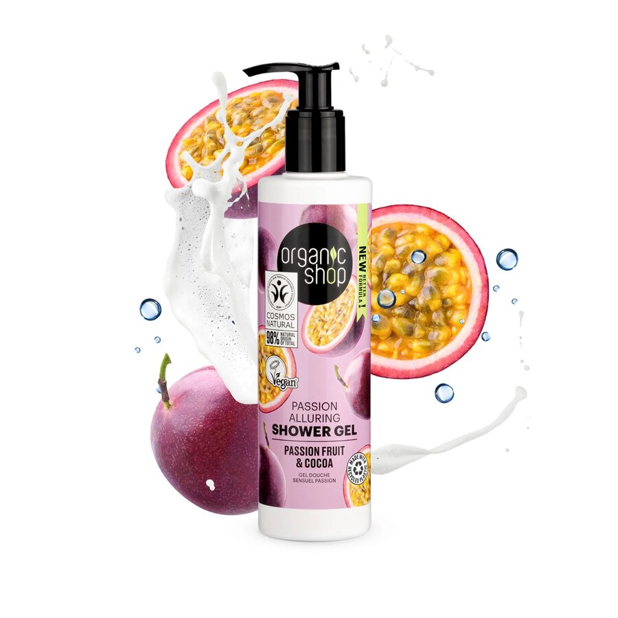 Organic Shop shower gel passion fruit & cacao 280 ml