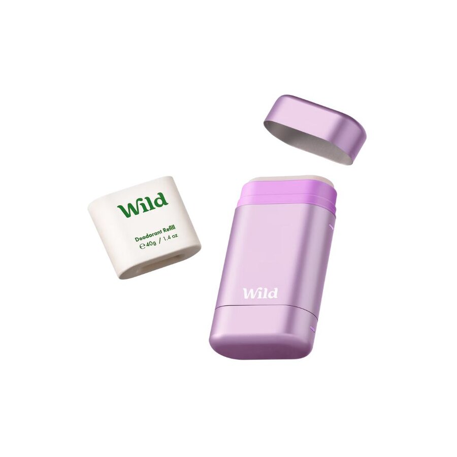 Wild deo starterpakke coconut & vanilla med etui + refill 40 g