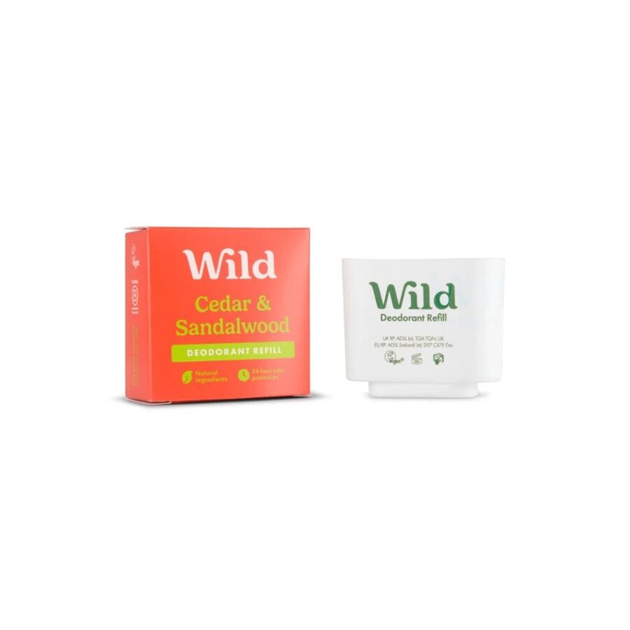 Wild deodorant cedar & sandalwood refill 40 g