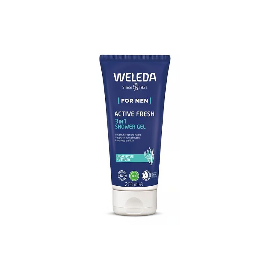 Weleda men active fresh 3in1 shower gel 200 ml