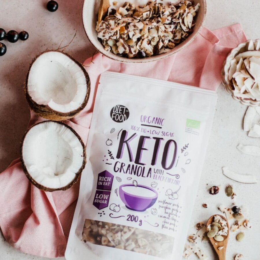 Diet Food keto granola solbær 200 g